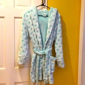 PINK mint green bathrobe, XS/S